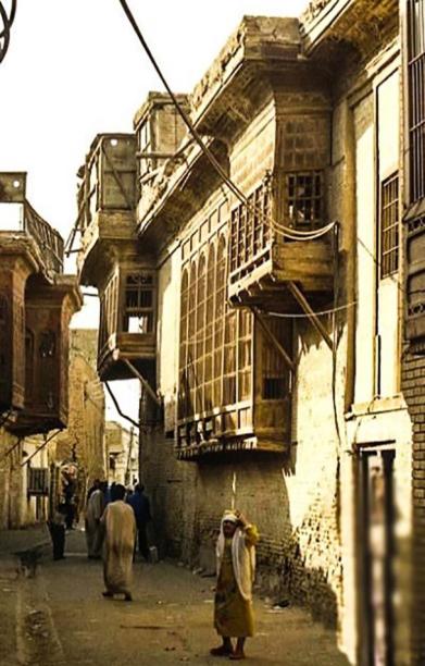 Shanasheel e vicoli ombreggiati: il rapporto tra interno ed esterno nella casa tradizionale di Baghdad. Immagine dalla presentazione.